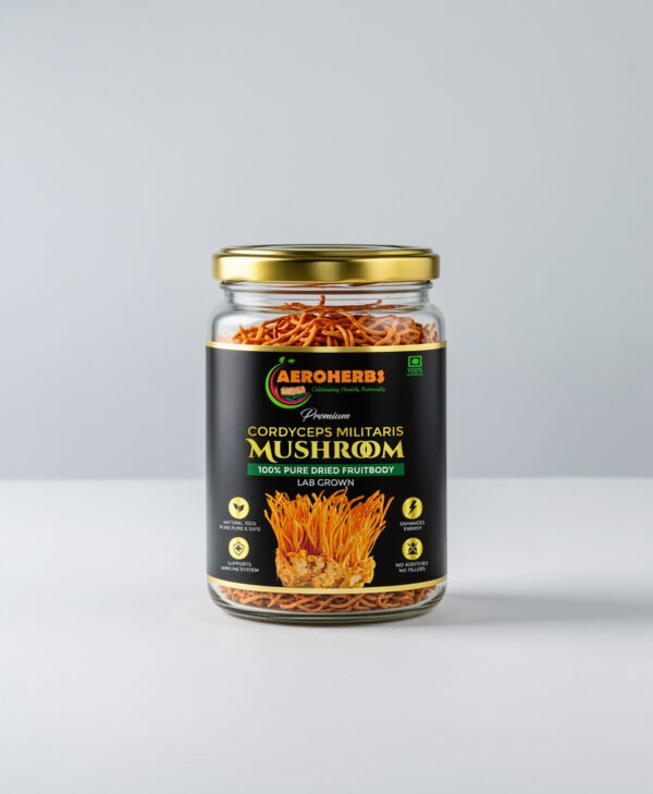 Cordyceps Militaris Dried Fruiting Bodies- 100gm